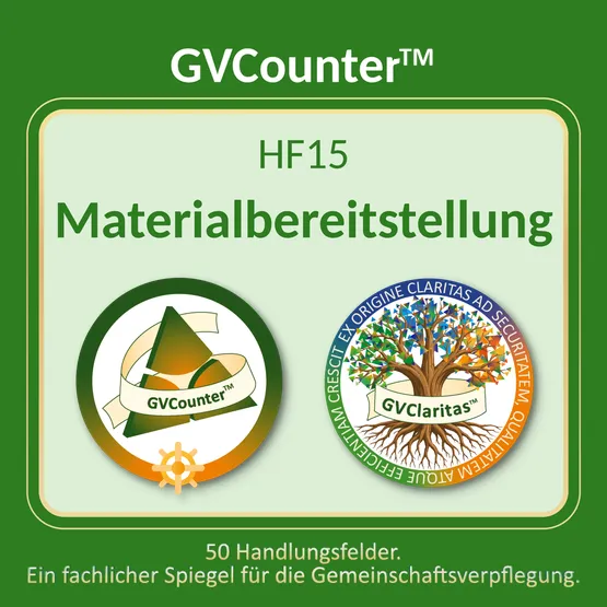 GVClaritas™ - HF15 Materialbereitstellung