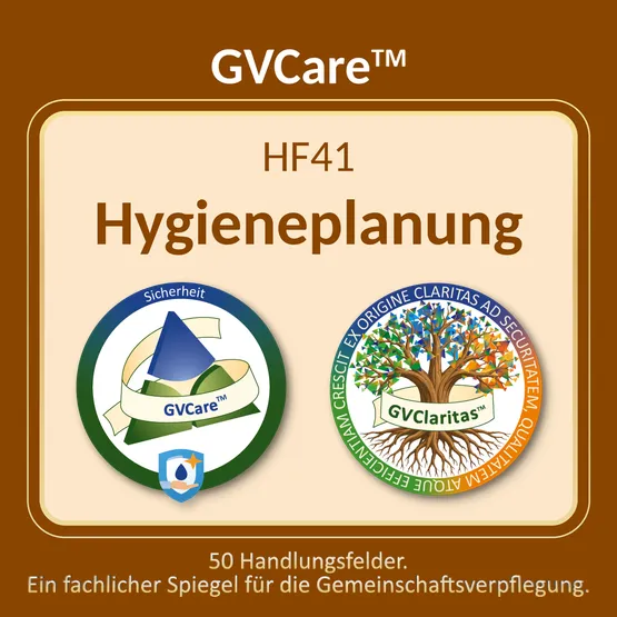 GVClaritas™ - HF41 Hygieneplanung