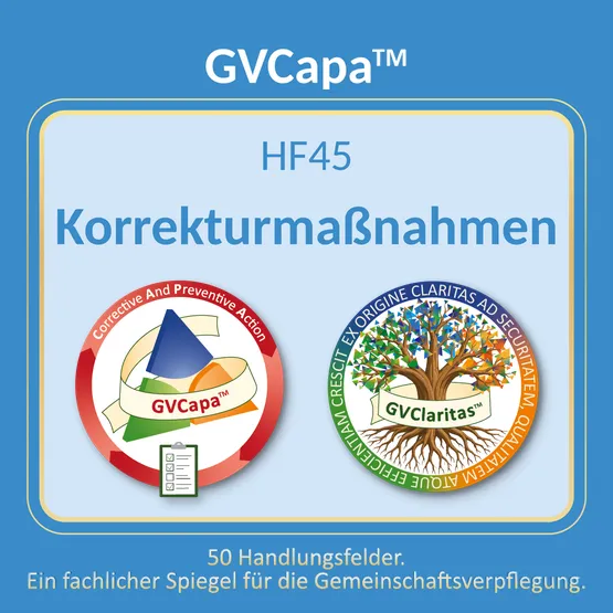 GVClaritas™ - HF45 Korrekturmaßnahmen